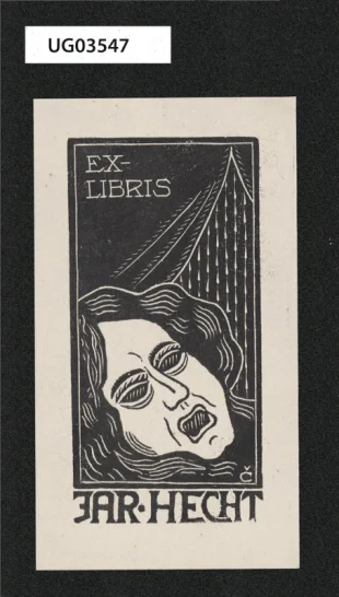Ex libris Jar. Hecht