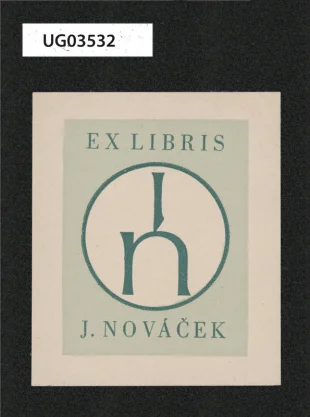 Ex libris J. Nováček