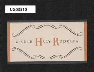 Z knih Hály Rudolfa