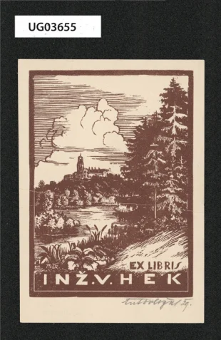 Ex libris Ing. V. Hek