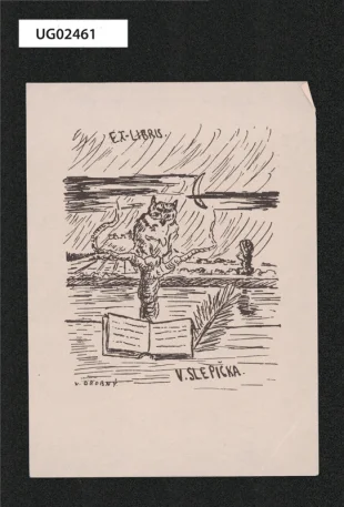 Ex libris V. Slepička