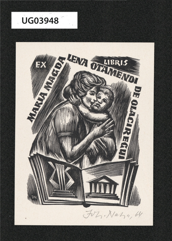 Ex libris Maria Magdalena Otamendi de Olaciregni