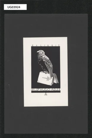 Ex libris MUDr. Hugo Adler