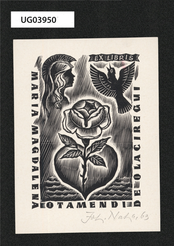 Ex libris Maria Magdalena Otamendi de Olaciregni