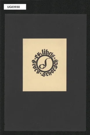 Ex libris Georg Schorsch