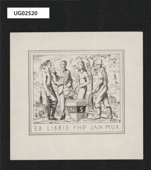 Ex libris PHDr. Jan Muk