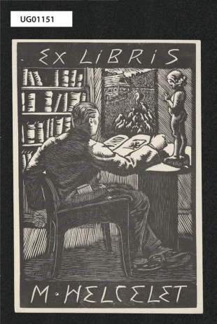 Ex libris M. Helcelet