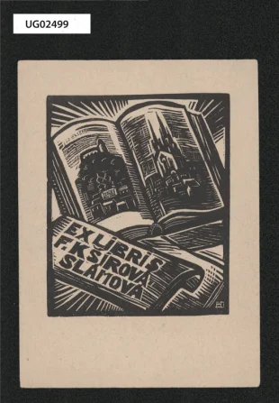 Ex libris F. Kšírová - Slámová
