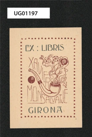 Ex libris Xavier Mousalvatje/Girona