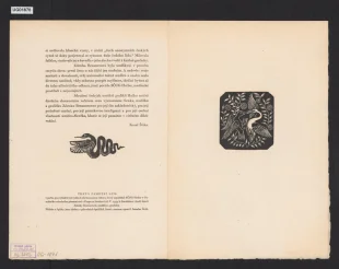 Pamětní spis Hollara z r. 1954, k 20. výročí umrtí Zdenky Braunerové