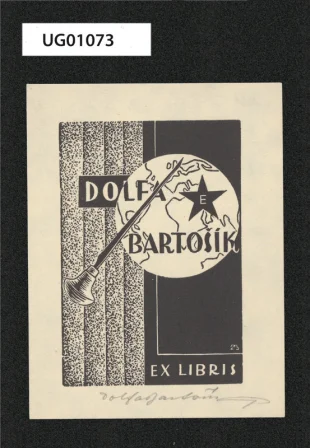 Ex libris Dolfa Bartošík (ipse sibi)