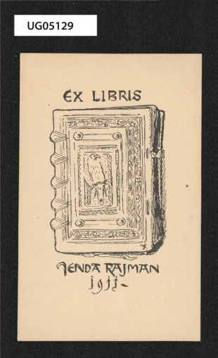 Ex libris / Jenda Rajman / 1911