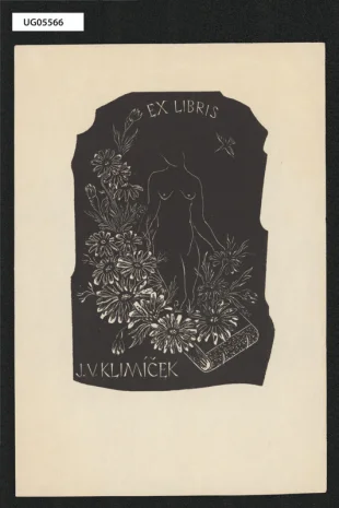 Ex libris J. V. Klimíček