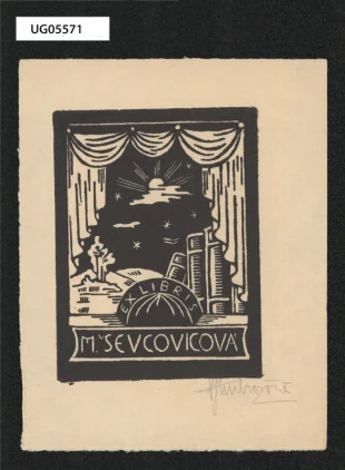 Ex libris M. Ševcovicová