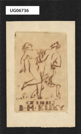 Ex libris B. M. Kliky