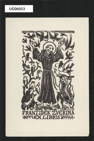 Ex libris František Zvěřina