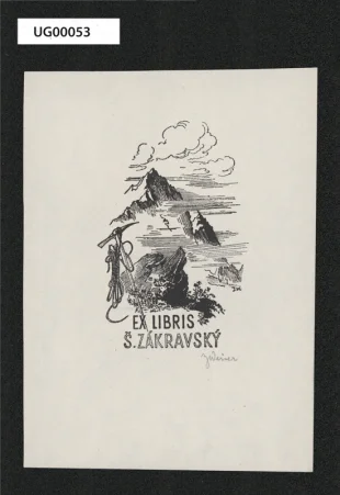 Ex libris Š. Zákravský