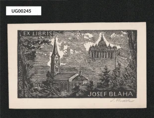 Ex libris Josef Blaha
