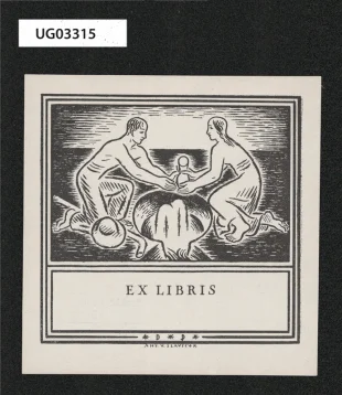 univerzální exlibris pro Družstevní Práci; Ex libris