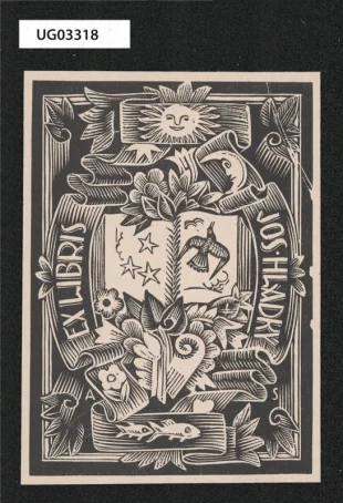 Ex libris Jos. Hladký