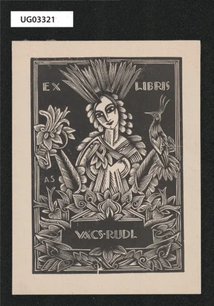 Ex libris Vács. Rudl