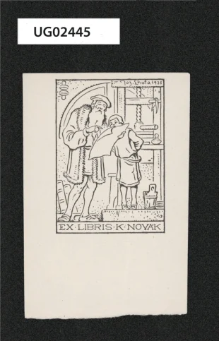 Ex libris N. Novák