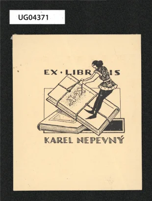 Ex libris Karel Nepevný
