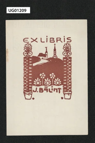 Ex libris J. Bálint [ipse sibi]