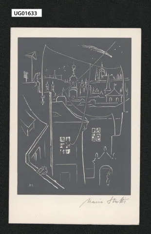 novoročenka Českosloveského rozhlasu 1948, dvojlist