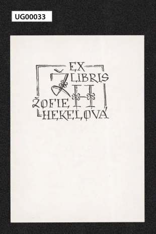 Ex libris Žofie Hekelová