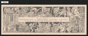 P.F. 1941 Knihkupectví a obrazárna Ludvíka Součka ...