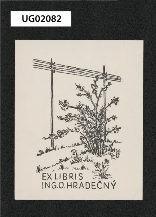 Ex libris ing. O. Hradečný