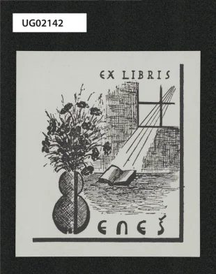 Ex libris B Beneš