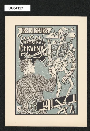 Ex libris Jaroslav Červený