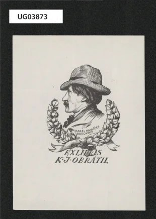 Ex libris K. J. Obrátil