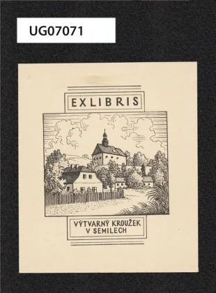 Ex libris Výtvarný kroužek v Semilech