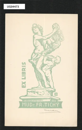 Ex libris MUDr. Fr. Tichý