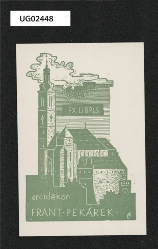 Ex libris arciděkan Frant. Pekárek