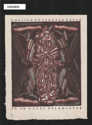 ex libris PhDr. Karel Bělohlávek