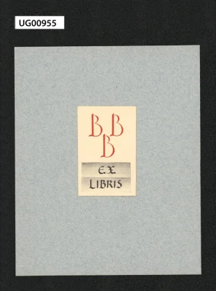 Ex libris BBB