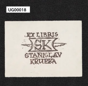 Ex libris Stanislav Křupka