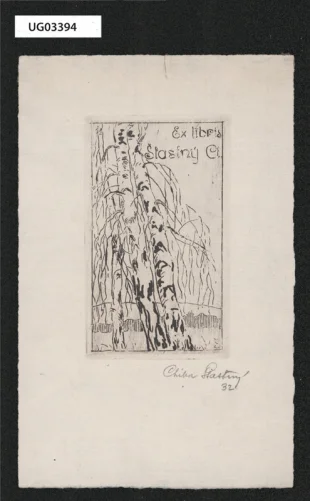 Ex libris Šťastný Ct.