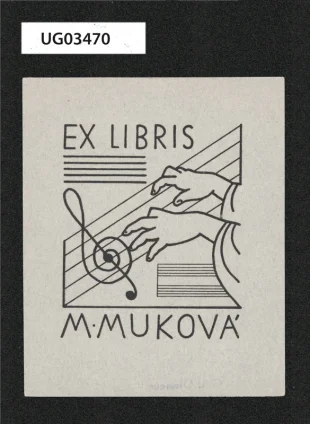 Ex libris: M. Muková