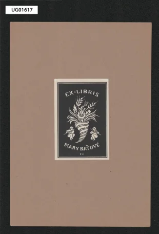 Ex libris Mary Baťové