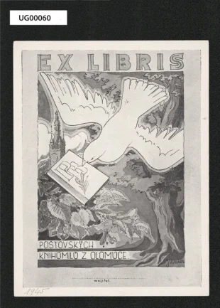 Ex libris poštovských knihomilů z Olomúce