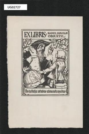 Ex libris Karel Jaroslav Obrátil