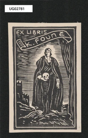 Ex libris K. Founě