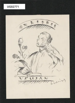 Ex libris V. Šujan