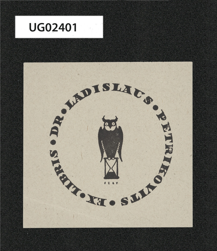 Ex libris D. Ladislav Petikovits