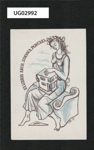 Ex libris arch. Zdenka Poncara